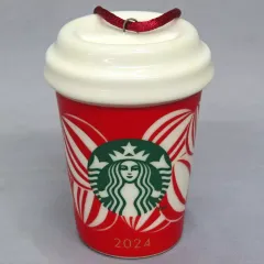 【中古】置物・装飾品 ホリデー2024 オーナメント RED CUP 「スターバックスコーヒー」