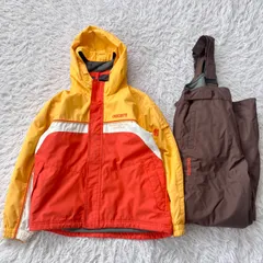 デサント  スキーウェア スノーボード スノーウェア キッズ ジュニア オレンジ 古着 891344