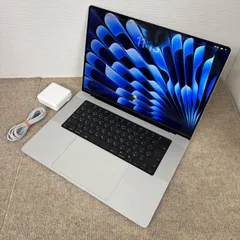【送料無料】ジャンク品 Apple MacBook Pro 16(2021, A2485) M1 Pro / RAM 32GB / SSD 512GB / シルバー / 充放電回数 : 22 [MC123]