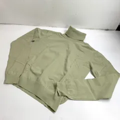 f001 H ミュウミュウ タートルネック グリーン系 38サイズ ナイロン100％ 薄緑 ピスタチオ MIUMIU