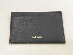 Paul Smith ポールスミス 名刺入れ カードケース バイカラー ブラック ブラウン レザー 