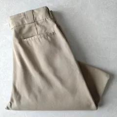 ■古着 Dickies ディッキーズ 874KH ワークパンツ チノ ベージュ 実寸W34L30 【D1682】
