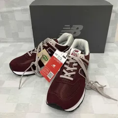 new balance ニューバランス スニーカー 箱有り 美品 タグ付き ML574 EVM バーガンディ 28.5cm