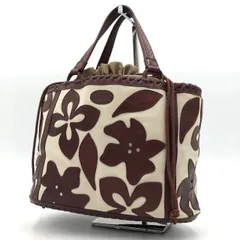 イビザ IBIZA ハンドバッグ キャンバス 本革 花柄 パッチワーク 巾着 日本製