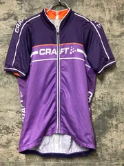 JS756 クラフト CRAFT 半袖 サイクルジャージ M 紫のサムネイル
