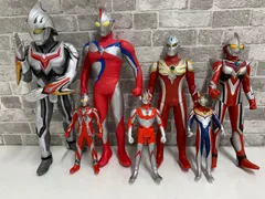 当時物★ ウルトラマンシリーズ フィギュア サウンドフィギュア コスモス メビウス ダイナF ほか 7体まとめて