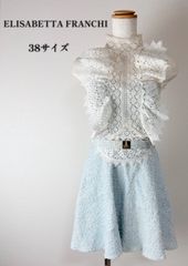 ELISABETTA FRANCHI エリザベッタフランキ ツイード ワンピース - メルカリ