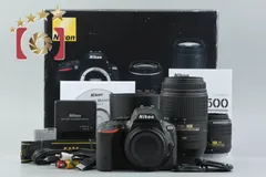 中古】Nikon ニコン D5500 ブラック ダブルズームキット シャッター 
