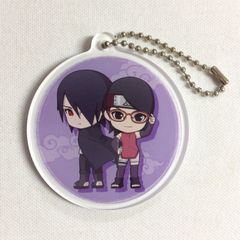 NARUTO 우치하 사스케 샐러드 아크릴 플레이트 키홀더