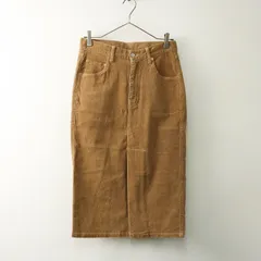 ドゥーズィエムクラス Deuxieme Classe タイトコーデュロイスカート ストレッチ 38 ブラウン┃【2400014780390】