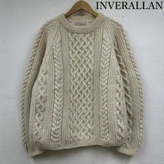 インバーアラン 90s 茶タグ ケーブル ニット クルーネック セーター メンズ - ISItems【USED】【古着】【中古】50151812のサムネイル