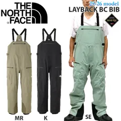 25-26 ザ ノースフェイス レイバックビーシービブ THE NORTH FACE LAYBACK BC BIB スノーボード ウエア パンツ 25-26-PT-TNF 