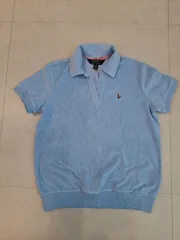 ポロ ラルフローレン キッズ ブルー 半袖 Kara Tシャツ XL