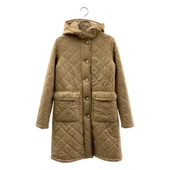 MACKINTOSH / マッキントッシュ | キルティング フーデッド ロングコート | 34 | ベージュ | レディース