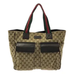GUCCI / グッチ | GG キャンバス シェリー ライン トートバッグ / ユニセックス / 161836 | ベージュ | メンズ