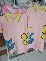 ピンク 花柄 KARA（カラ）半袖Tシャツ