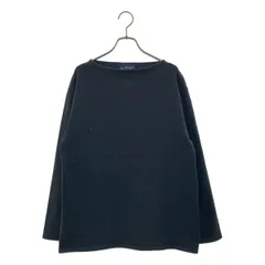 SAINT JAMES / セントジェームス | ボートネック バスク カットソー | T5 | ブラック | メンズ