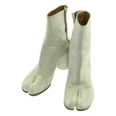 Maison Margiela / メゾンマルジェラ | 足袋 タビ tabi レザー ブーツ | 38 | ホワイト | レディース