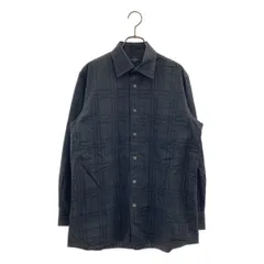 BURBERRY LONDON / バーバリーロンドン | コットン チェック シャツ | L | ブラック/グレー | レディース