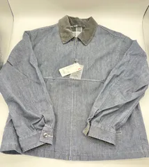 ユニクロ メンズ ジップアップショートブルゾンデニム　L　　*2601