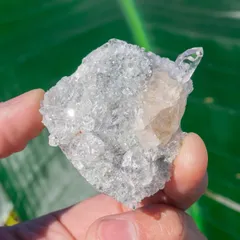 【一点物】 ヒマラヤ水晶原石 【36.5g】クラスター・ルチル・タビー・バーコード / クリスタル ヒマラヤ産 原石 天