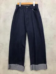 shesame シーセム SS0055 リバーロールアップ デニムパンツ sizeM/インディゴブルー ■■ レディース