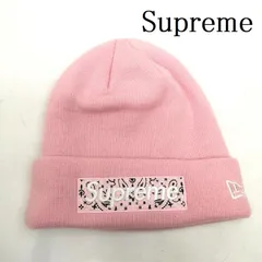 シュプリーム 19AW New Era Box Logo Beanie ボックスロゴ ビーニー ニット帽 バンダナ ペイズリー メンズ - ISItems【USED】【古着】【中古】50151928