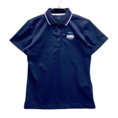 美品 ムータ ネイビーポロシャツ レディース ノースリーブ サイズ2