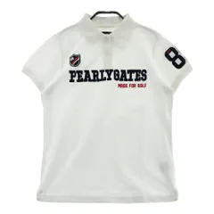 サイズ：2 PEARLY GATES パーリーゲイツ  半袖ポロシャツ  ホワイト系 [240101610730] ゴルフウェア レディース ストスト