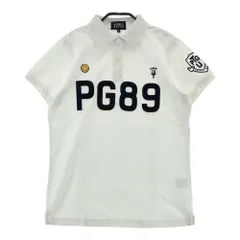 サイズ：2 PEARLY GATES パーリーゲイツ  半袖ポロシャツ ニコちゃん  ホワイト系 [240101610732] ゴルフウェア レディース ストスト