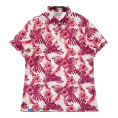 サイズ：OT ADIDAS GOLF アディダスゴルフ  半袖ポロシャツ ボタンダウン 花柄 ホワイト系 [240101610884] ゴルフウェア レディース ストスト