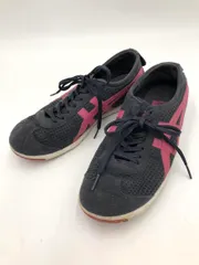 Onitsuka Tiger オニツカタイガー TH327Y スニーカー size24.5/紺×ピンク ■■ レディース