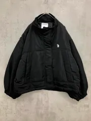 美品 U.S. POLO ASSN. ユーエスポロアッスン GeeRA別注 モンスター中わた ブルゾン ジャケット sizeM/黒 ◆■◎レディース