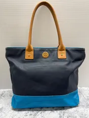 送料無料！！Tory Burch　トリーバーチ　トートバッグ　ネイビー×ブルー　レディースバッグ　#80130MOML1