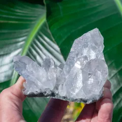 【一点物】 ヒマラヤ水晶原石 【321g】クラスター・透明・クローライト・バーコード・セルフヒールド / クリスタル ヒ