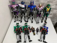当時物★ 仮面ライダーシリーズ 特撮ヒーロー フィギュア 10体まとめて キバ カブト 電王 ほか