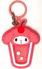 【中古】ストラップ マイメロディ 「サンリオキャラクターズ クリアクリームソーダめじるしラバーチャーム」