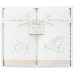 【お取り寄せギフト26A】ディズニー プレミアム フェイスタオル2枚セット WF30876(A4)