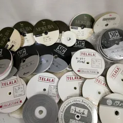 手芸用 リボン カラー、長さ いろいろ まとめ売り 長期保管  未使用 途中使い含む 現状品  S242