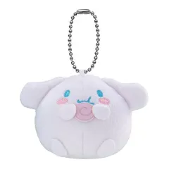 【中古】ぬいぐるみマスコット・ぬいぐるみバッジ シナモロール 「サンリオキャラクターズ たべすぎまして・・・ぬいぐるみ」