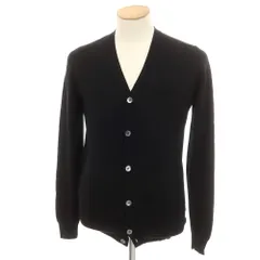 【中古】ジョンスメドレー JOHN SMEDLEY ハイゲージ ウール カーディガン ブラック【サイズS】【メンズ】