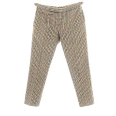 【中古】インコテックス INCOTEX ストレッチ コットン チェック カジュアルスラックスパンツ マルチカラー【サイズ46】【メンズ】