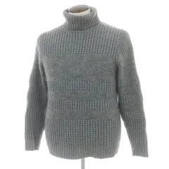 【中古】ルトロワ Letroyes ローゲージ ウールカシミヤ タートルネック プルオーバーニット グレー【サイズL】【メンズ】のサムネイル