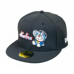 【ニューエラ正規品】ニューエラ New Era® NEW ERA® 帽子 キャップ 59FIFTY ドラえもん New Era キャップ ブラック × マルチカラー(商品番号：14935481)