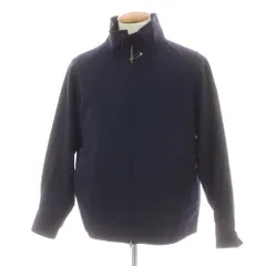 【中古】マーガレットハウエル MARGARET HOWELL FOX BROTHERS フランネルウール スイングトップ ブルゾン ネイビー【サイズM】【メンズ】