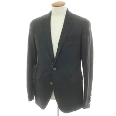 【中古】ナノユニバース nano universe ウール 2B テーラードジャケット グレー【サイズ48】【メンズ】