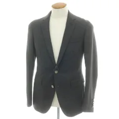 【中古】ナノユニバース nano universe ウール 2B テーラードジャケット グレー【サイズ46】【メンズ】