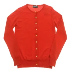 【中古】ジョンスメドレー JOHN SMEDLEY ハイゲージ ウール カーディガン レッド【サイズS】【レディース】