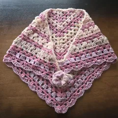 キラキラ入り✨三角ショール