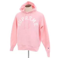 【中古】シュプリーム Supreme 2025年春夏 Champion Hooded Sweatshirt コットンポリエステル パーカー ピンク【サイズXL(JPN)】【メンズ】